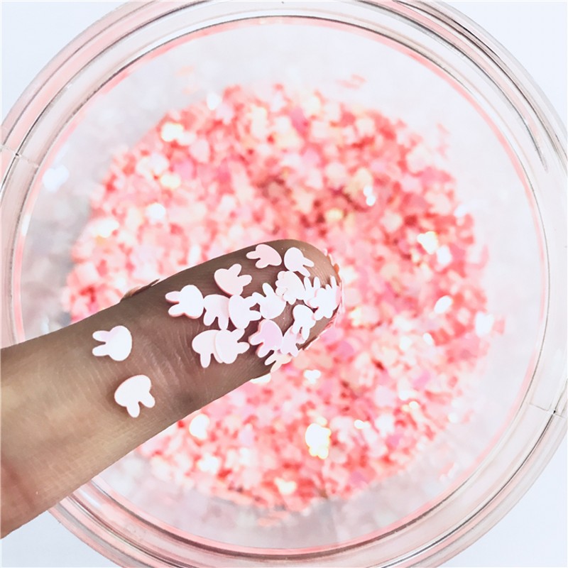 Wedding Fx - Ultrathin 4mm Rabbit Shape Glitter Sequins