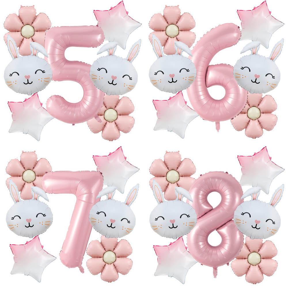 7pcs/set Easter Themed Cartoon - Confetti Balloon Set review and price