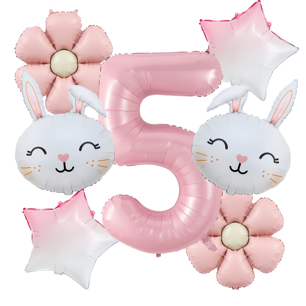7pcs/set Easter Themed Cartoon - Confetti Balloon Set review and price