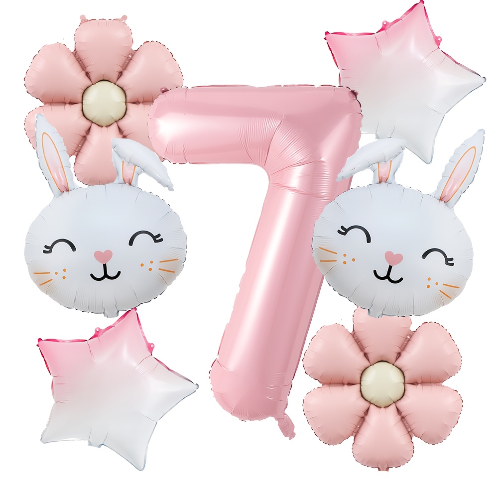 7pcs/set Easter Themed Cartoon - Confetti Balloon Set review and price