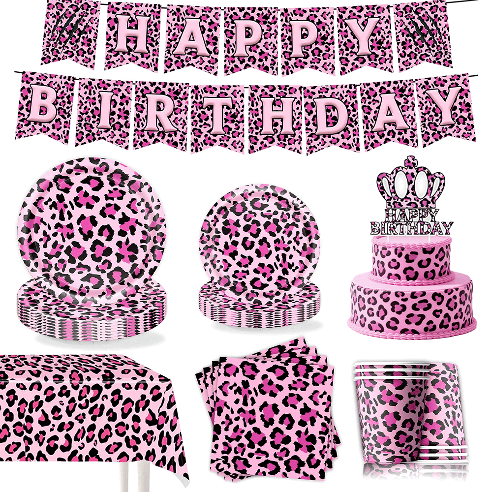 Pink Leopard Print Birthday Pa - Confetti Balloon Set review and price