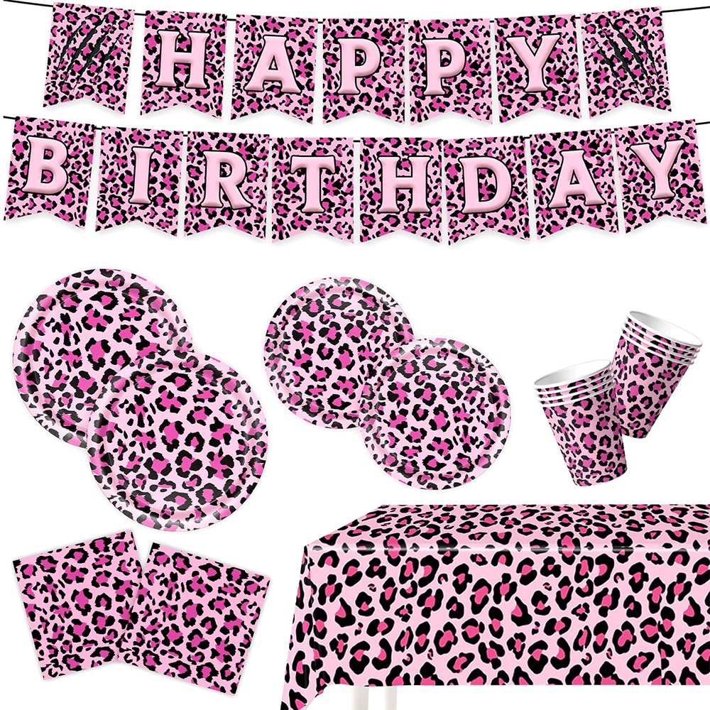 Pink Leopard Print Birthday Pa - Confetti Balloon Set review and price