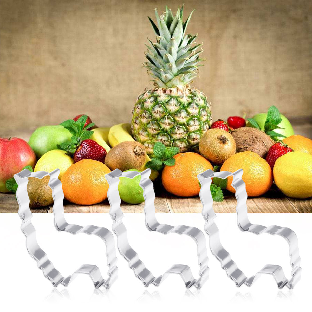 3Pcs Alpaca Shaped Stainless S - Wedding Supply Decor review and price
