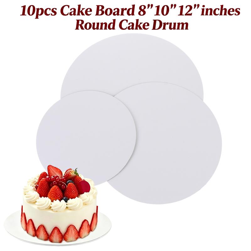White 10pcs Round Cake Boards  - Wedding Supply Shops review and price