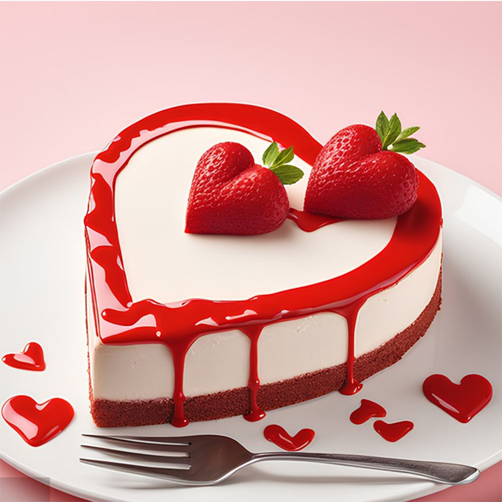 4Pcs Heart Foam Cake Dummy Cak - Wedding Supply Decor review and price