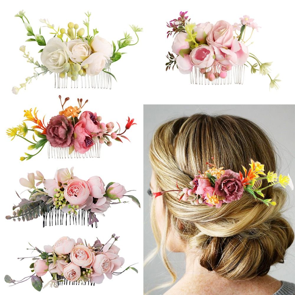 Flower Hair Comb Elegant Brida - Wedding Supply Store review and price