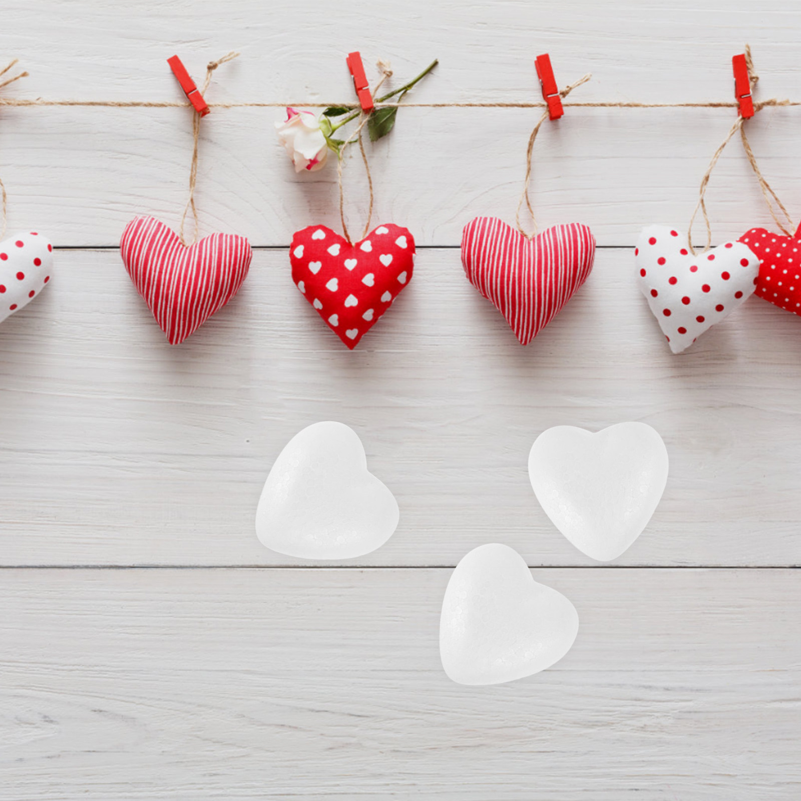 50Pcs Heart Shaped Foam Decora - Wedding Supply Decor review and price