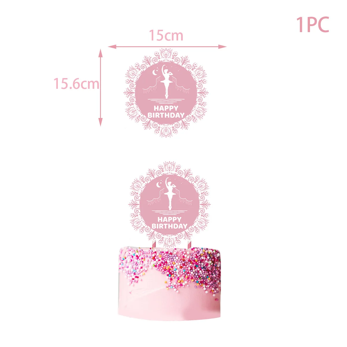 Pink Ballerina Ballet girl Hap - Confetti Balloon Set review and price