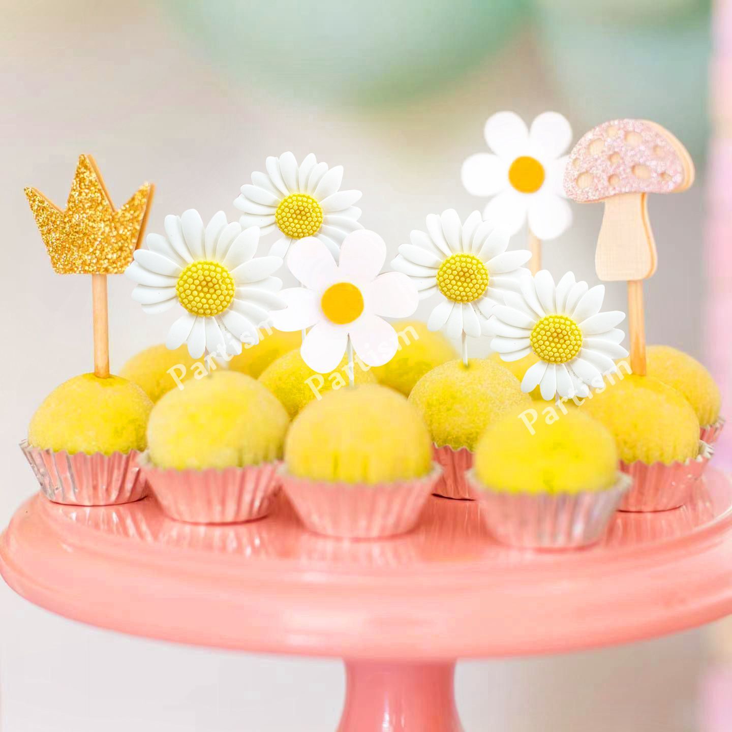1set Resin Daisy Cake Topper M - Confetti Balloon Set review and price