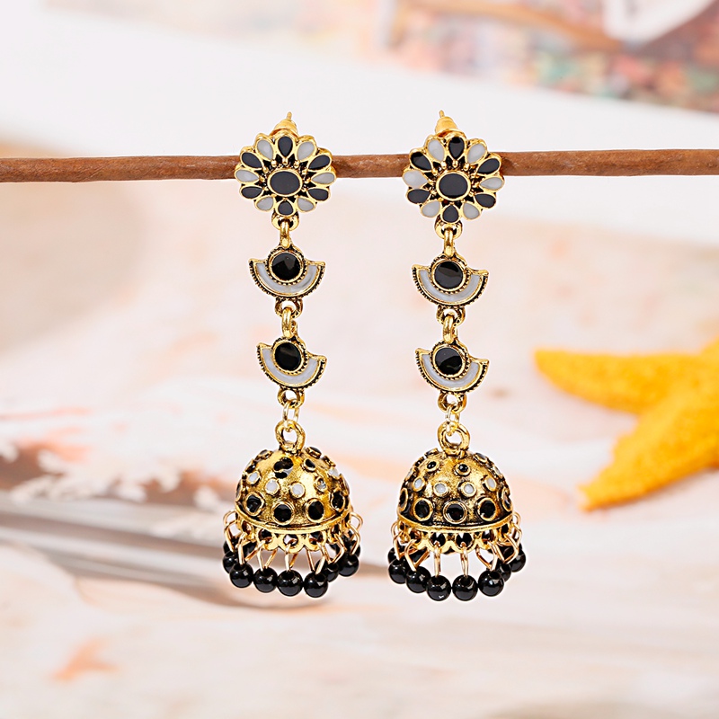 Jhumka Jhumki Multicolor Beads - Indian Wedding Supply review and price