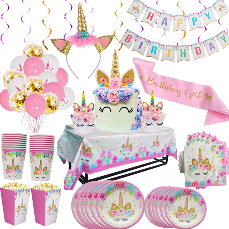 Unicorn Plate Napkin Cups Unic - Confetti Balloon Set review and price
