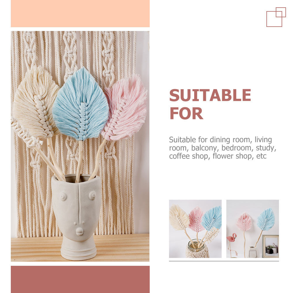 4Pcs Cotton Rope Leaf Shape Wa - Wedding Supply Decor review and price