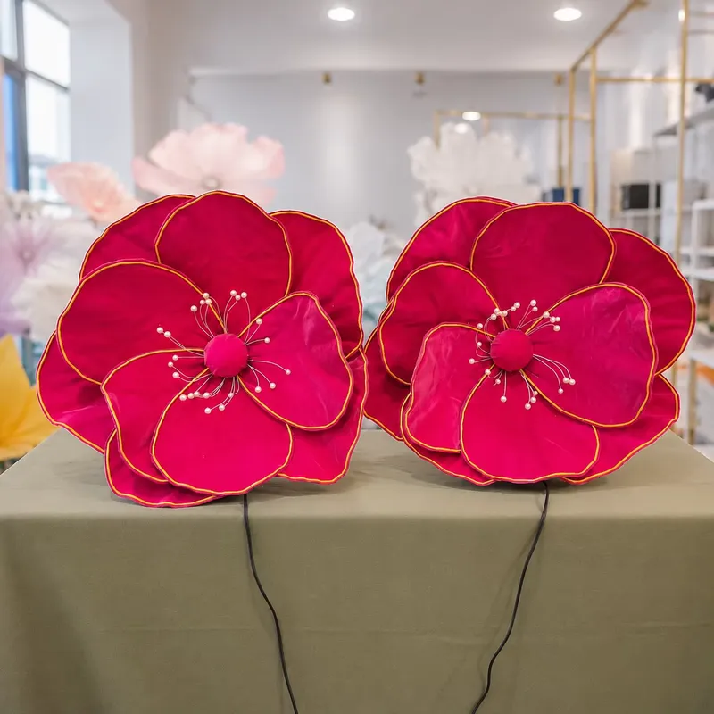 Giant Red Poppy Paper Flowers  - Wedding Supply Factory review and price