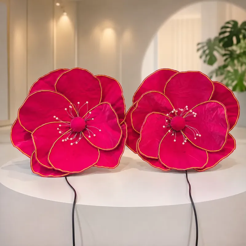 Giant Red Poppy Paper Flowers  - Wedding Supply Factory review and price
