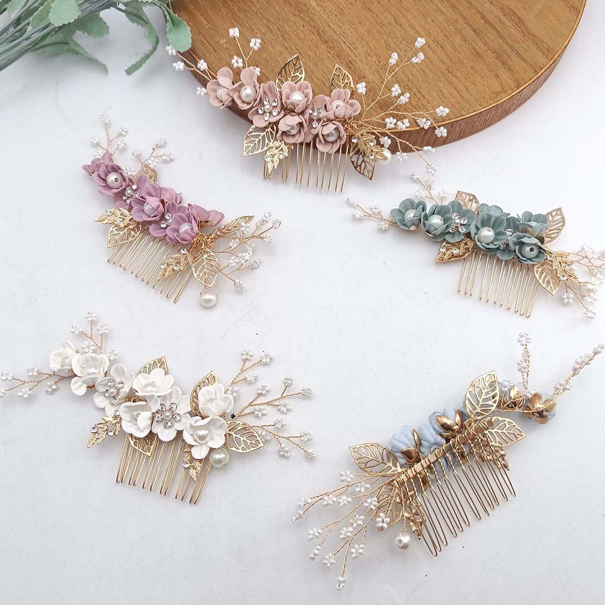 Crystal Pearl Hair Comb Clip P - Wedding Supply Store review and price