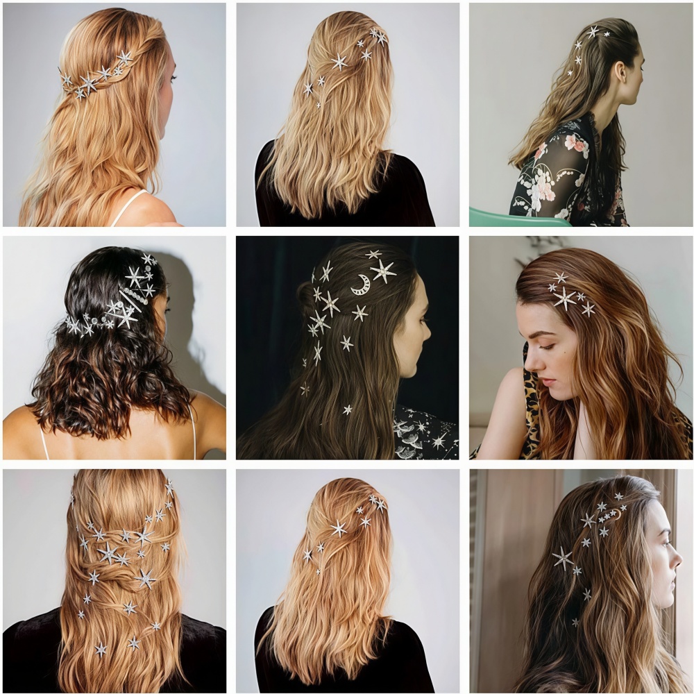 Crystal Star Hair Clip Pins Fo - Wedding Supply Store review and price