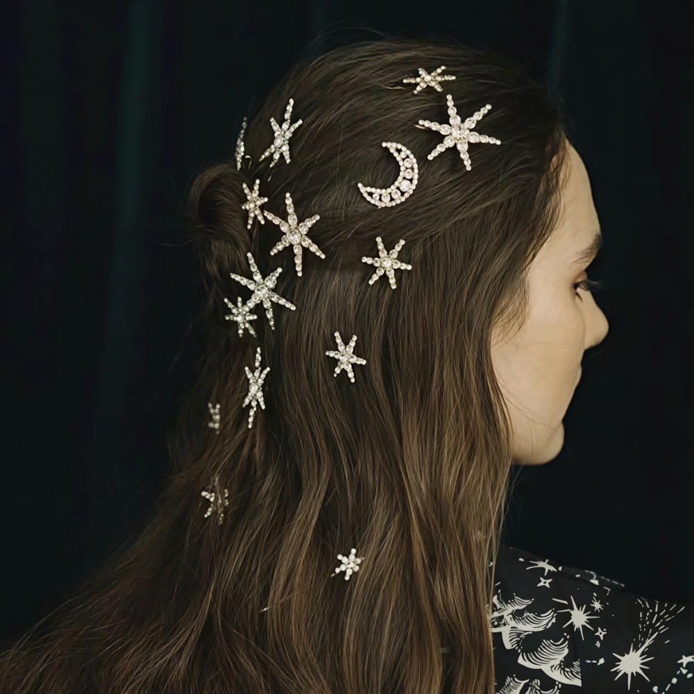 Crystal Star Hair Clip Pins Fo - Wedding Supply Store review and price