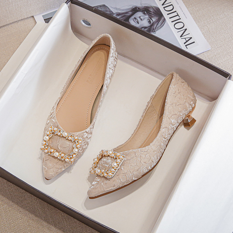 Ivory Textured Satin Pointed T - Wedding Fx review and price
